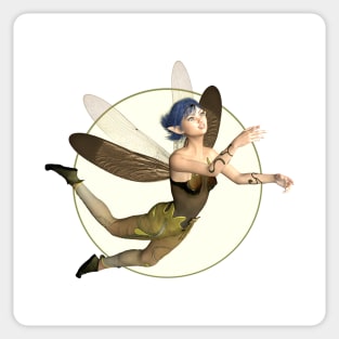 Flying fairy faerie elf dragonfly wings Sticker